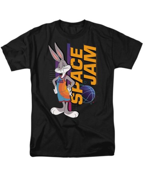 Мужская футболка Space Jam Big & Tall 2 Bugs Standing, цвет: Чёрный