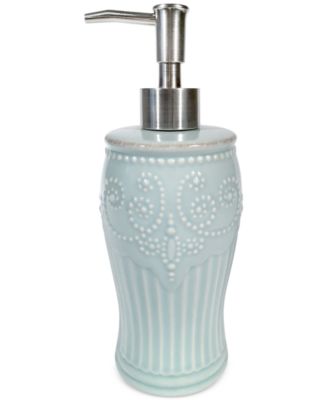 Lenox - French Pearl Groove Lotion Dispenser