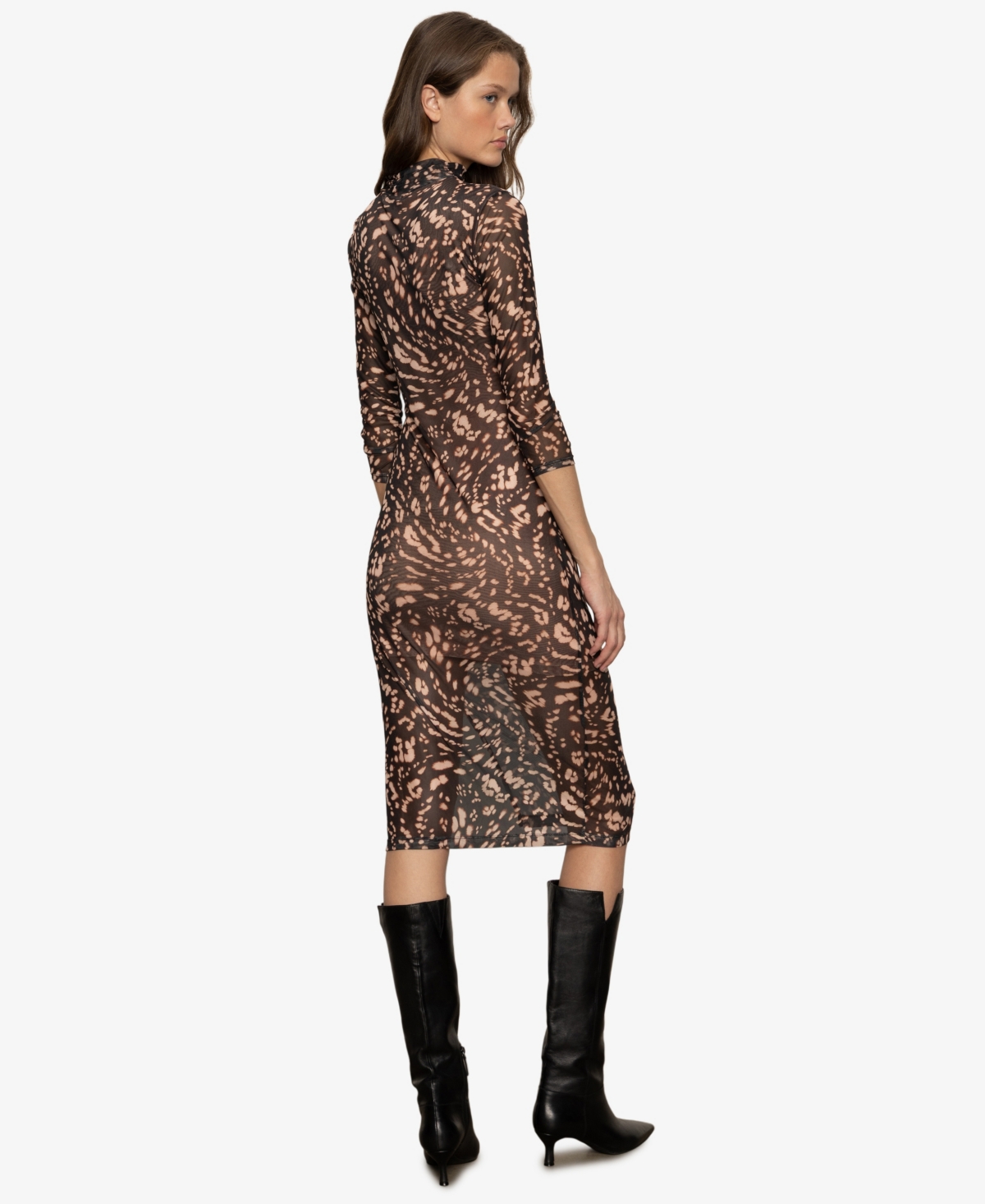 Sanctuary Women's Night Out Long Sleeve Midi Dress