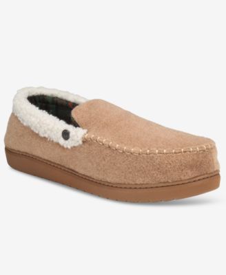 Weatherproof - Men's Venetian Contrast-Stitch Moccasin Slippers
