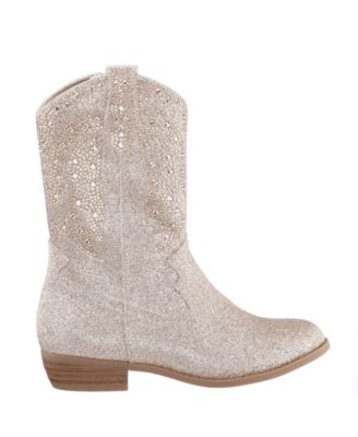 Girls' 9-12 Hawley Glitter Side Zip Cowboy Boots