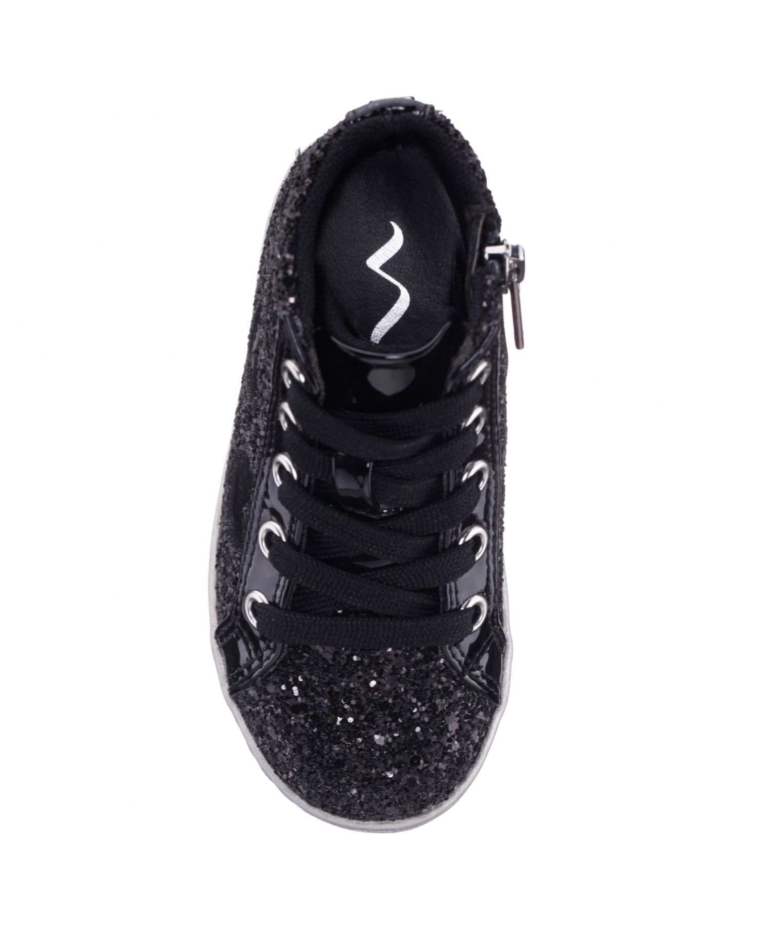CASS Little Glitter High Top Sneakers