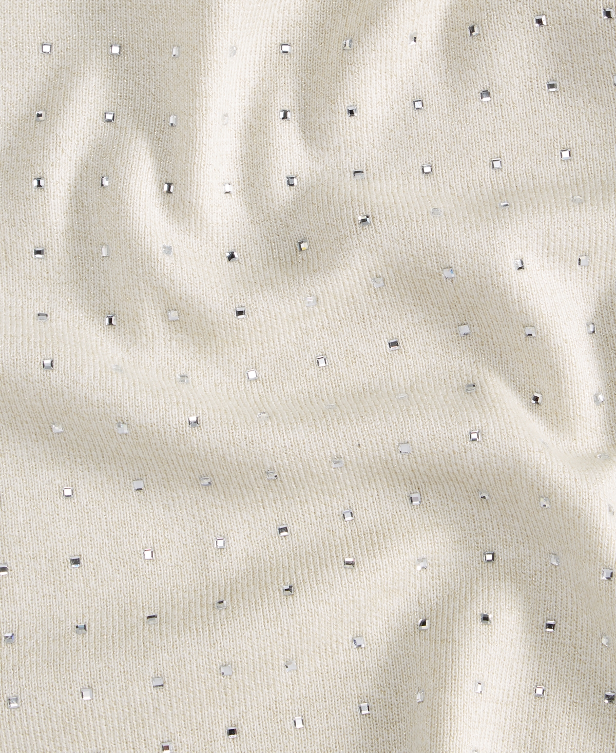 Inc International Concepts Women's Rhinestone Scoop-neck Sweater, Macy's Exclusive In White