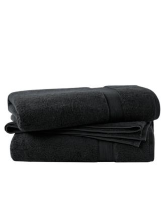 Luxury Zero Twist Cotton 2-Pc. Bath Sheet, 34" x 68"