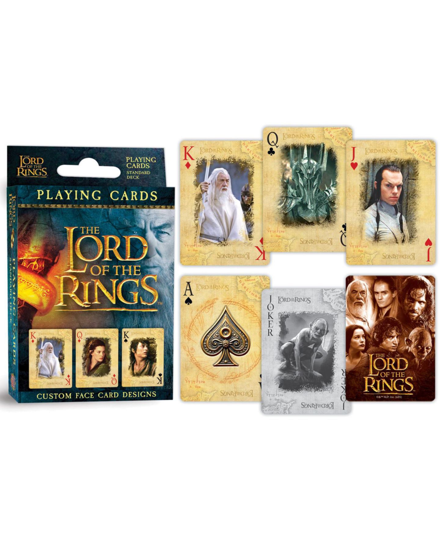 Детские игрушки Masterpieces Lord of the Rings Playing Cards - 54 Card Deck — фото 3