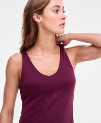 Women's Studio Sleeveless V-Neck Top, Exclusively at Macy's