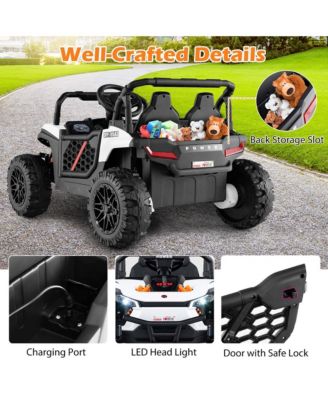 12V Kids Ride on Truck with Parental Remote 3 Speeds & Reverse Forward Function