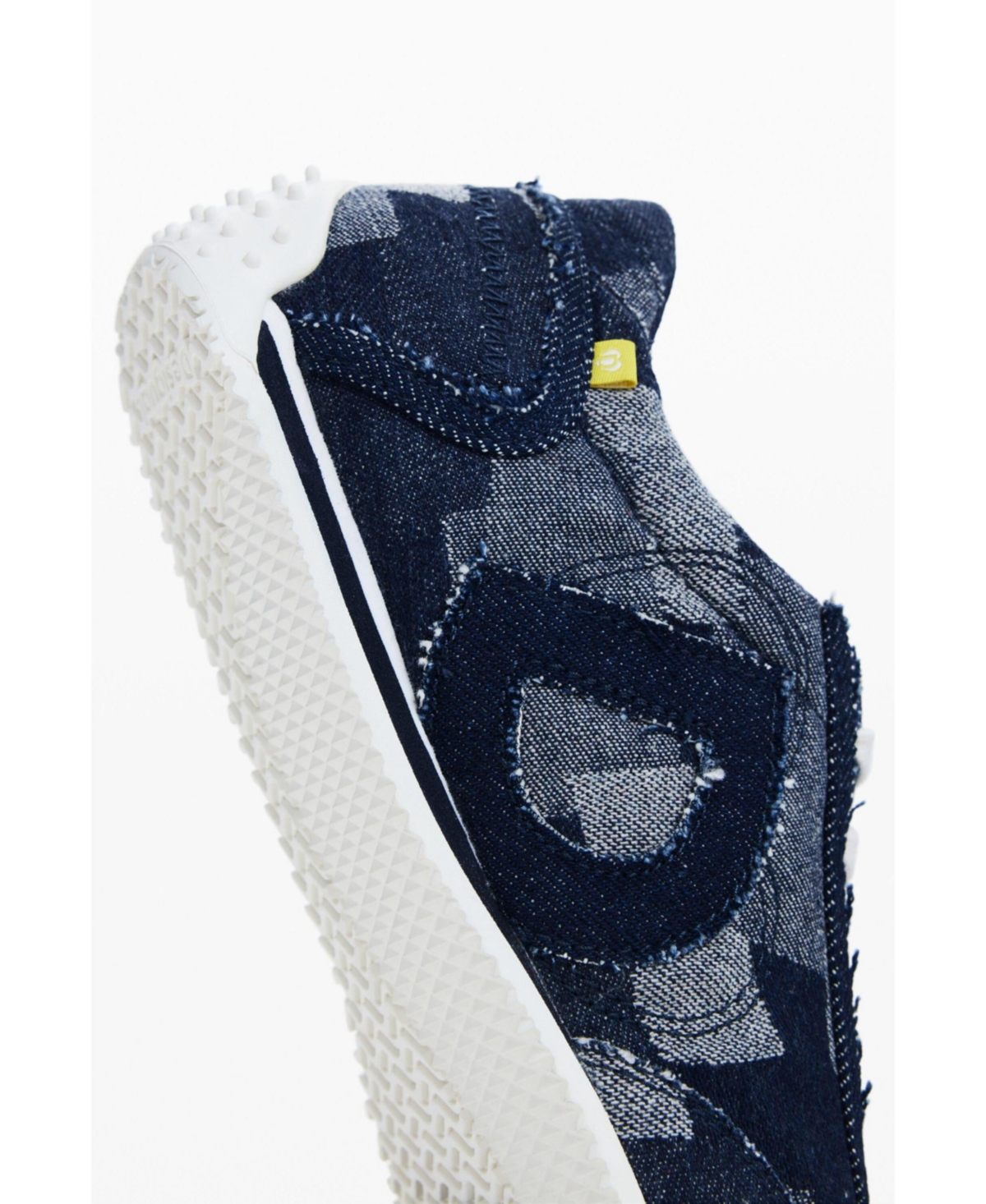 Desigual Women's Denim Patchwork Sneaker In Blue