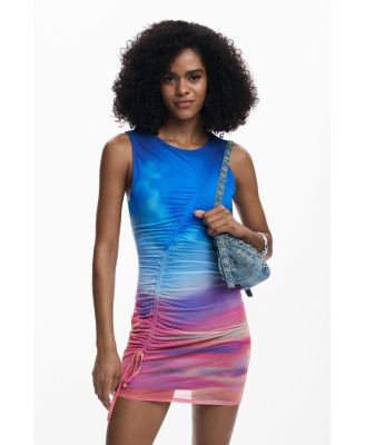 Women's Draped sleeveless dress