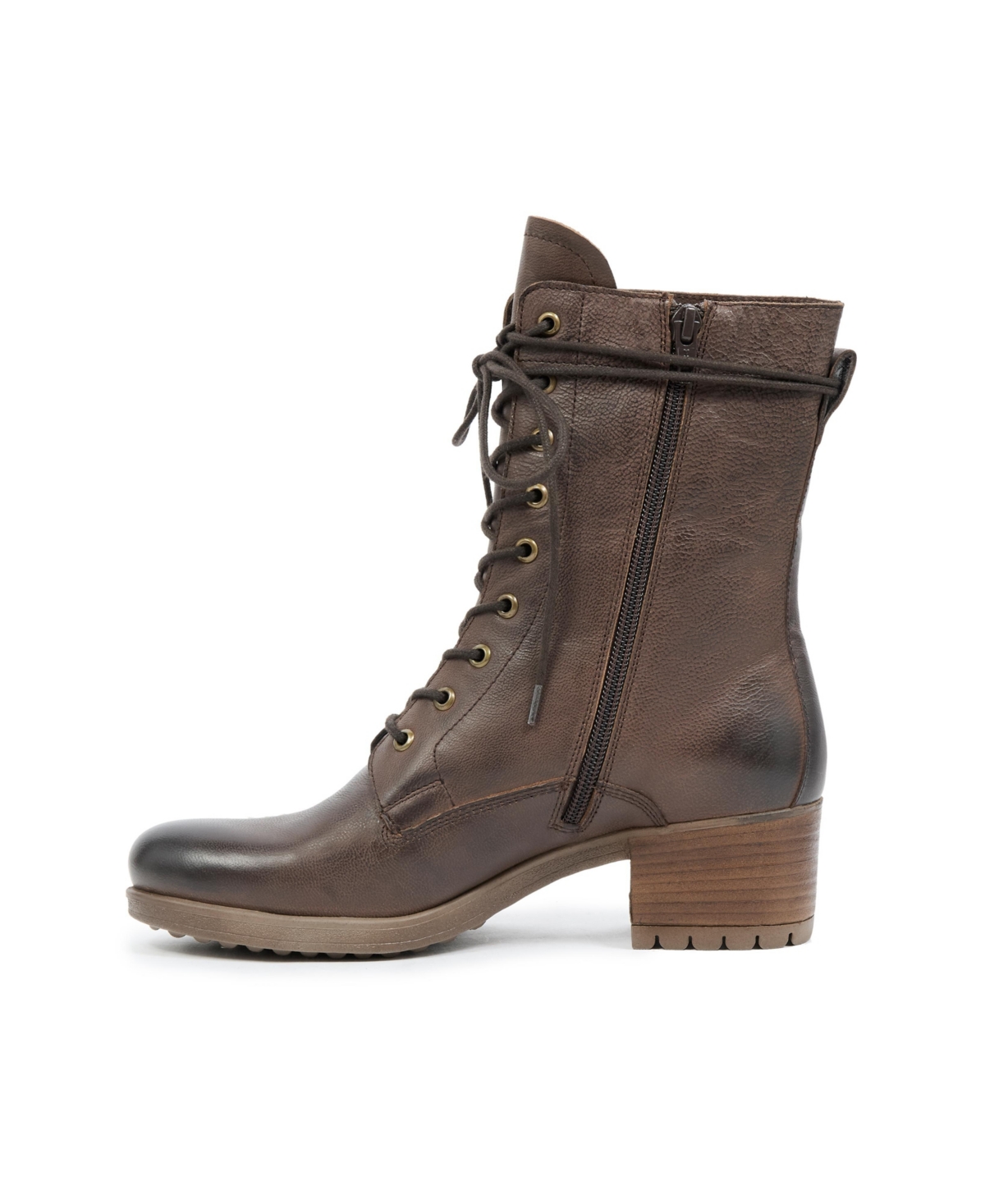 Block Heel Derby Boot