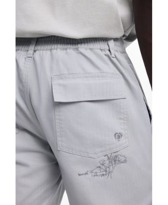 Men's Tailored long trousers with embroidery