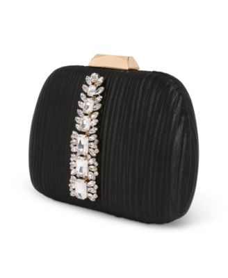 Woman's Halo Crystal Panel Minaudiere