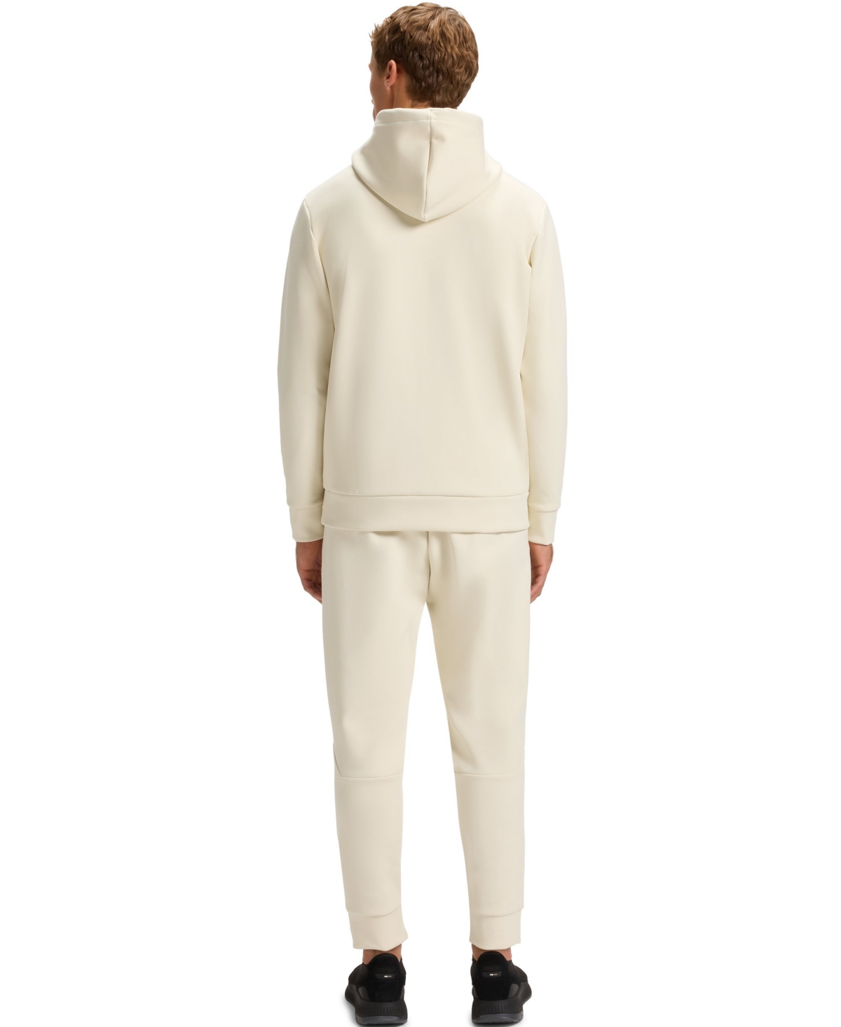 Boss by Hugo Men's Cotton-Blend Logo Hoodie