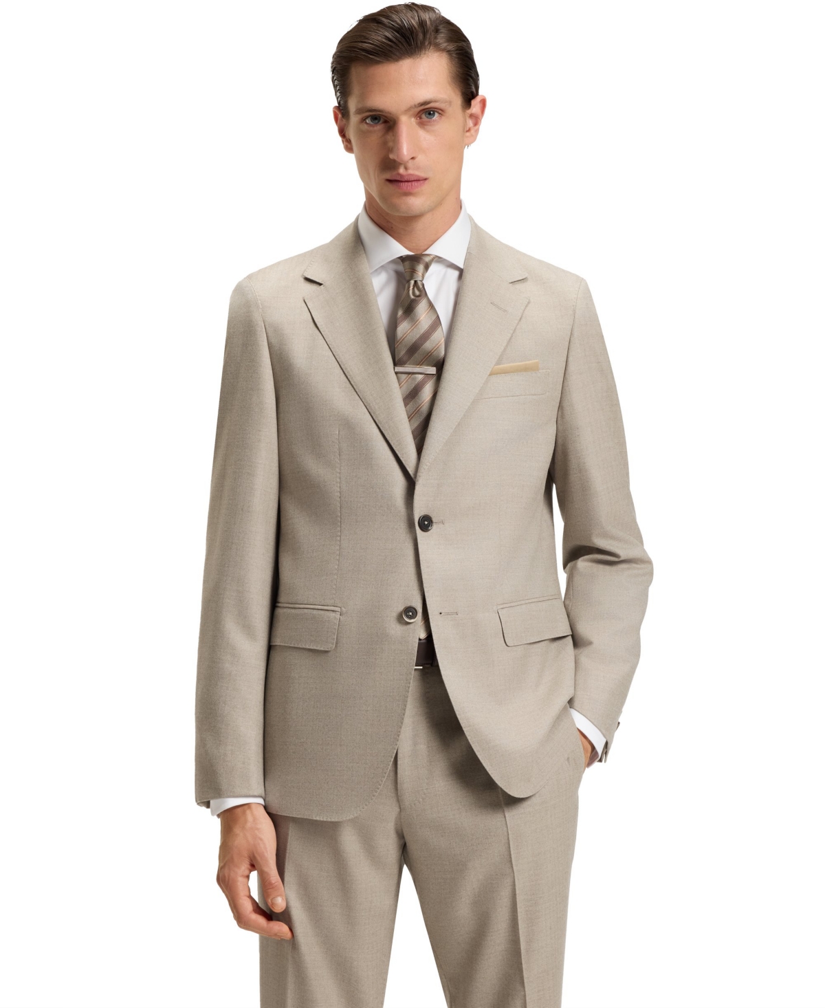 Boss by Hugo Boss Men's 2-Piece Wool Blend Slim-Fit Suit