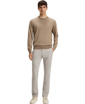 Men's Patterned Stretch Fabric Slim-Fit Pants