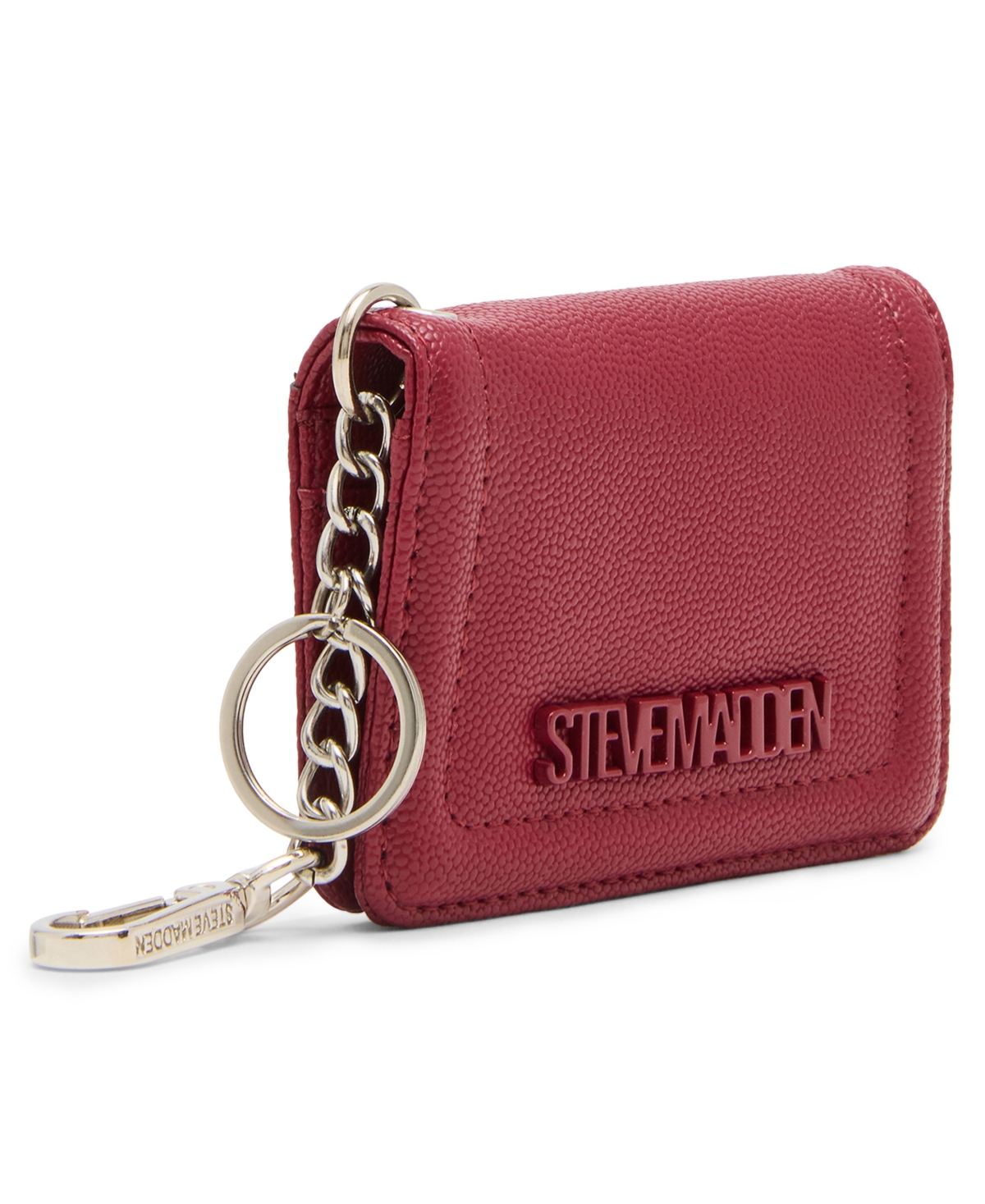 Steve Madden Benvy Zipper Wallet In Red