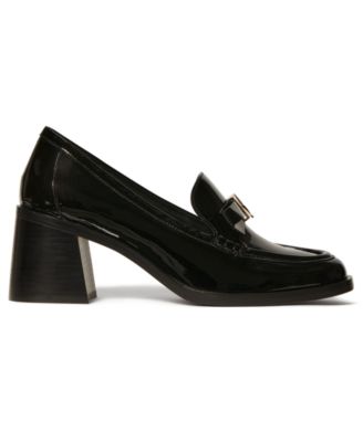 Women's Deco Bow Heeled Loafers