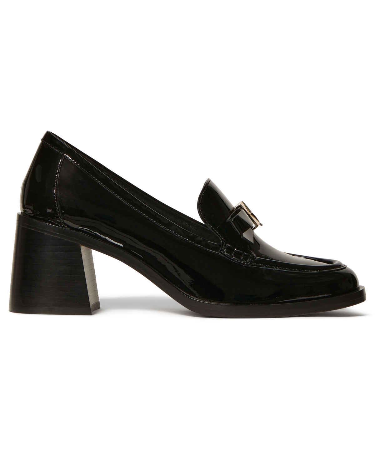 Kate Spade Deco Bow Heeled Loafer In Black