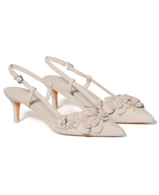 Women's Flower Garden Slingback Pumps