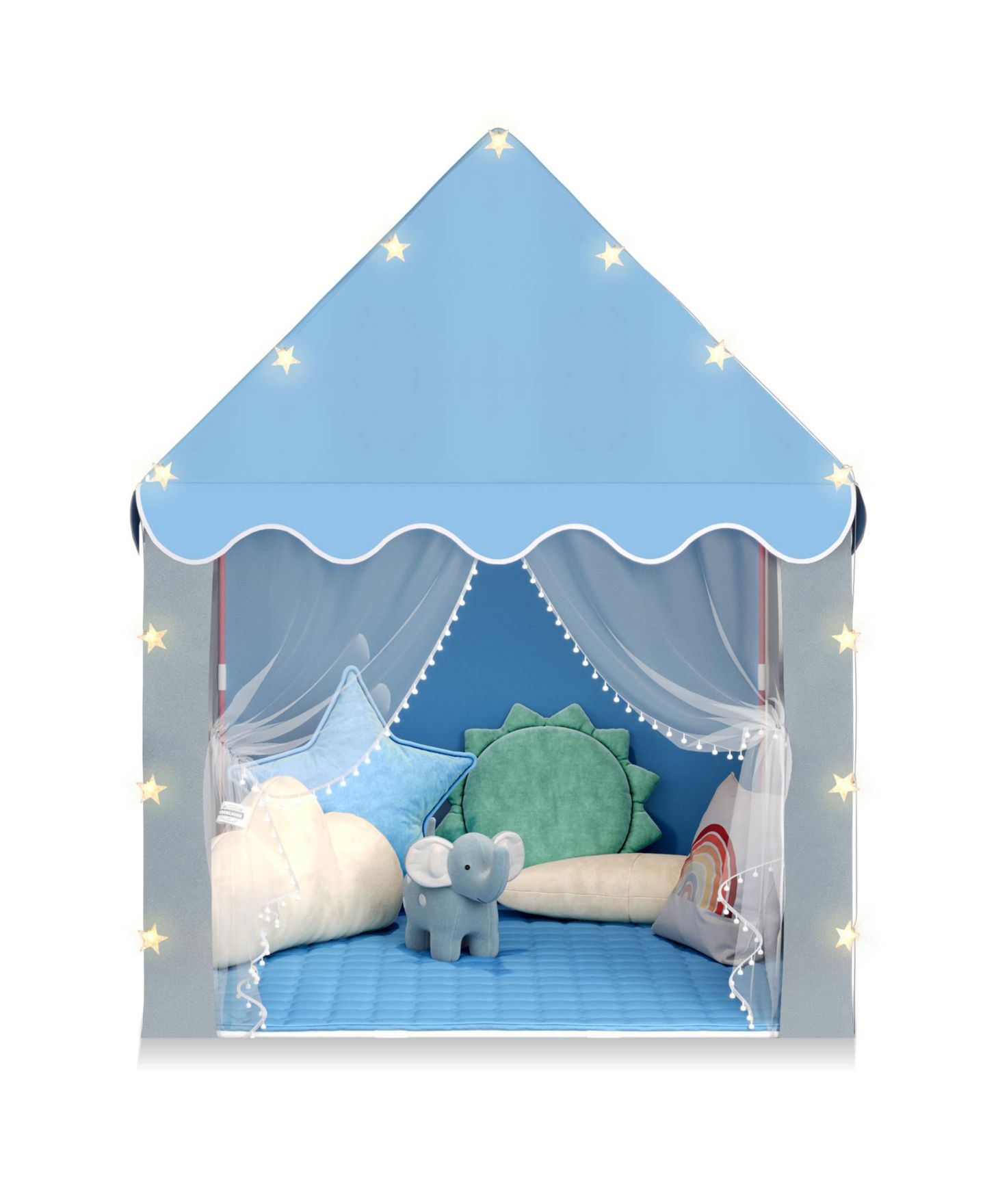 Детская игрушка SUGIFT Star Lights Playhouse Tent, Ages 3+, цвет: Синий — фото 11