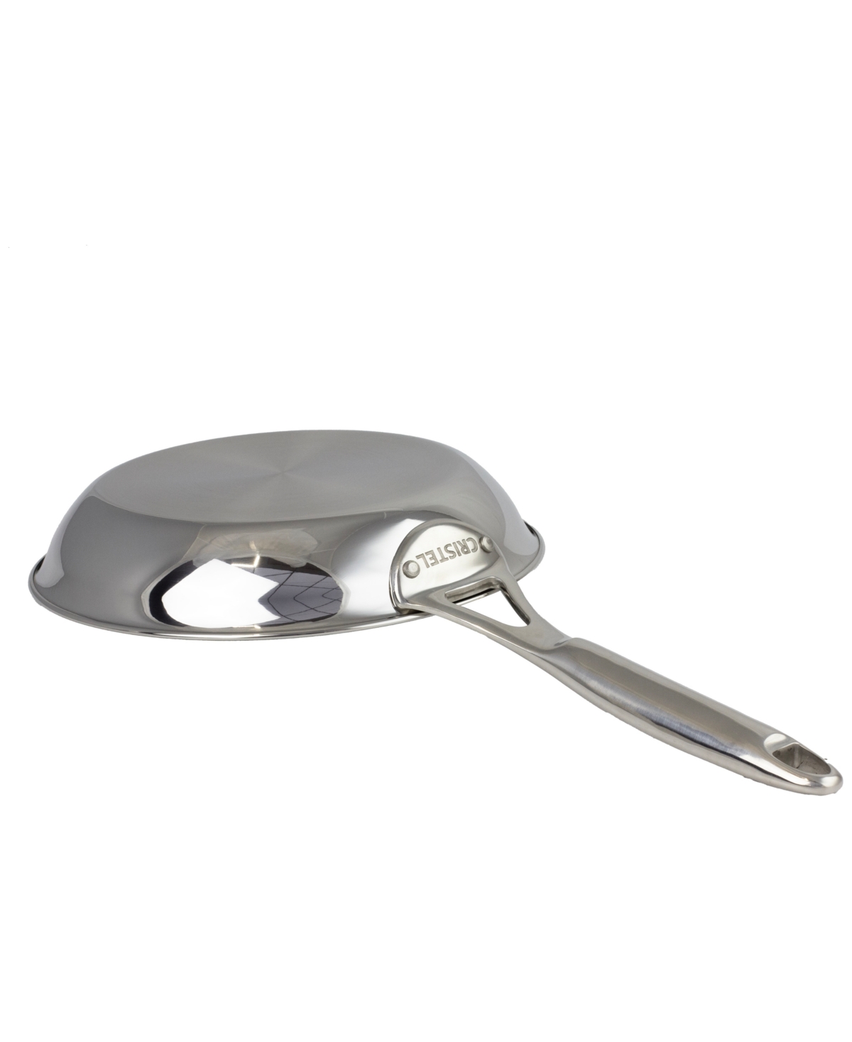 Cristel Castel Pro Ultraply Stainless Steel 11" Frying Pan In Metallic