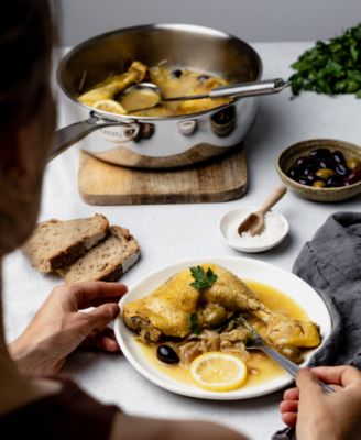 Castel Pro Ultraply Stainless Steel 5.5-Quart Saut&eacute; Pan