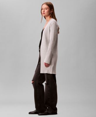 Women's Long Sleeve Duster Cardigan Sweater