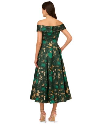 Women's Off-The-Shoulder Midi Dress