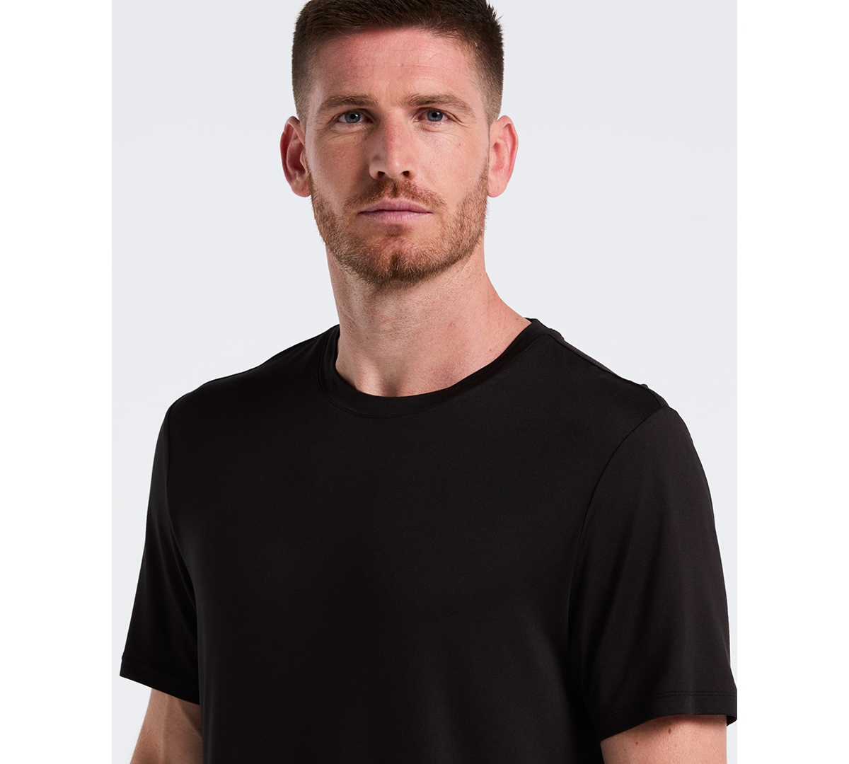 Perry Ellis Portfolio Men's Crewneck Pajama T-shirt In Black