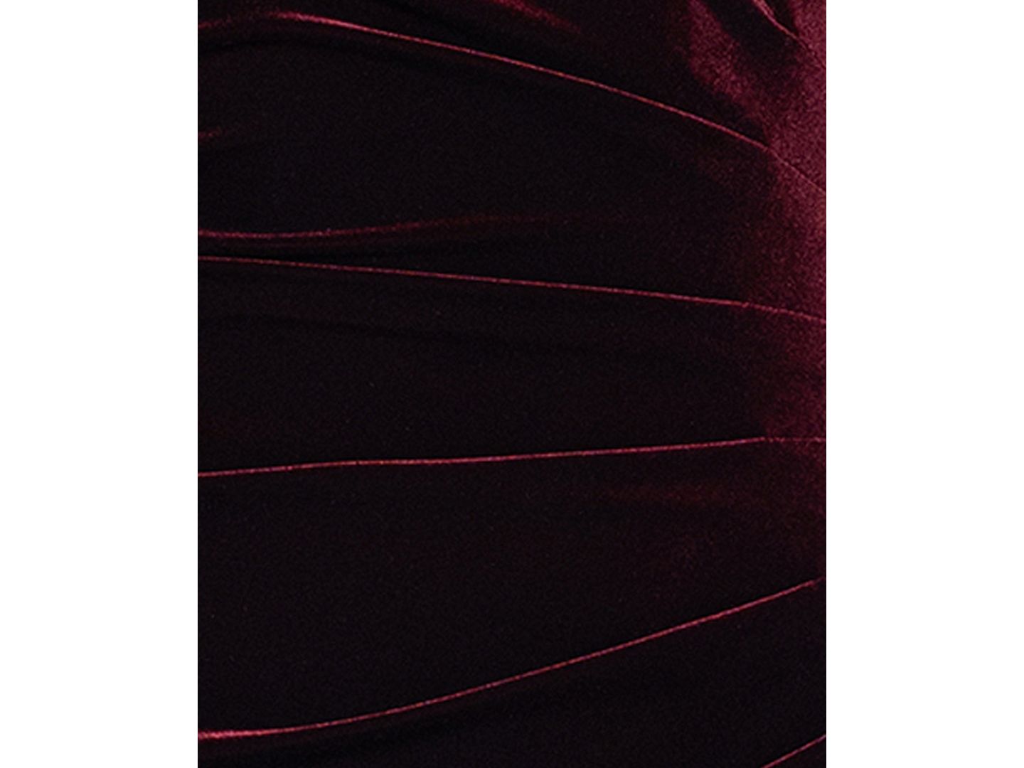 Женская кепка XSCAPE Petite Stretch Cap Sleeve Long Velvet Gown, цвет: Бордовый — фото 5