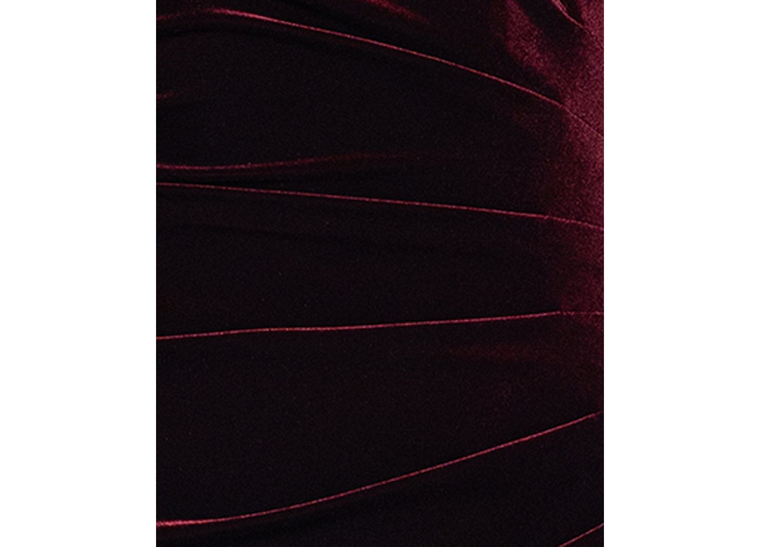 Women's Asymmetrical Neck Cap Sleeve Velvet Dress