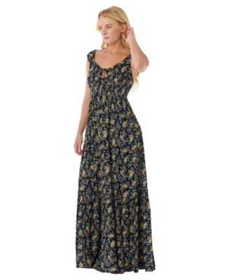 Women's Pacific Rider Ditsy Short Sleeve Maxi Dress