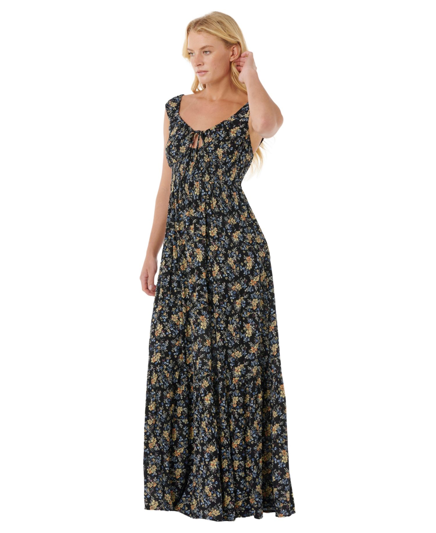 Women's Pacific Rider Ditsy Short Sleeve Maxi Dress