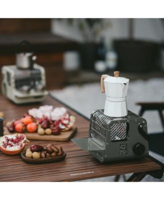 3 in 1 Portable Heater&Stove,50oz Outdoor Gas Stove,Camping Heaters,Heater Warming Stove,Adjustable Temperature,Over-Voltage Protection