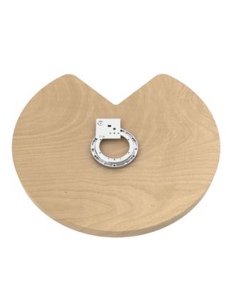 32" Lazy Susan Kidney-Shaped w/ Swivel Bearings, 4WLS401-32-BS52