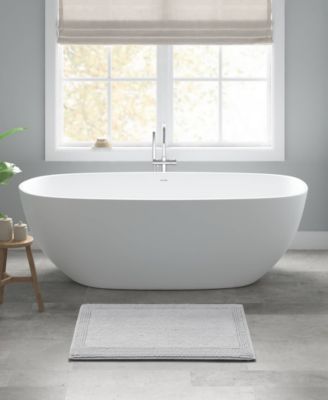 Splendor Reversible Tufted Cotton Bath Rug, 21" x 34"