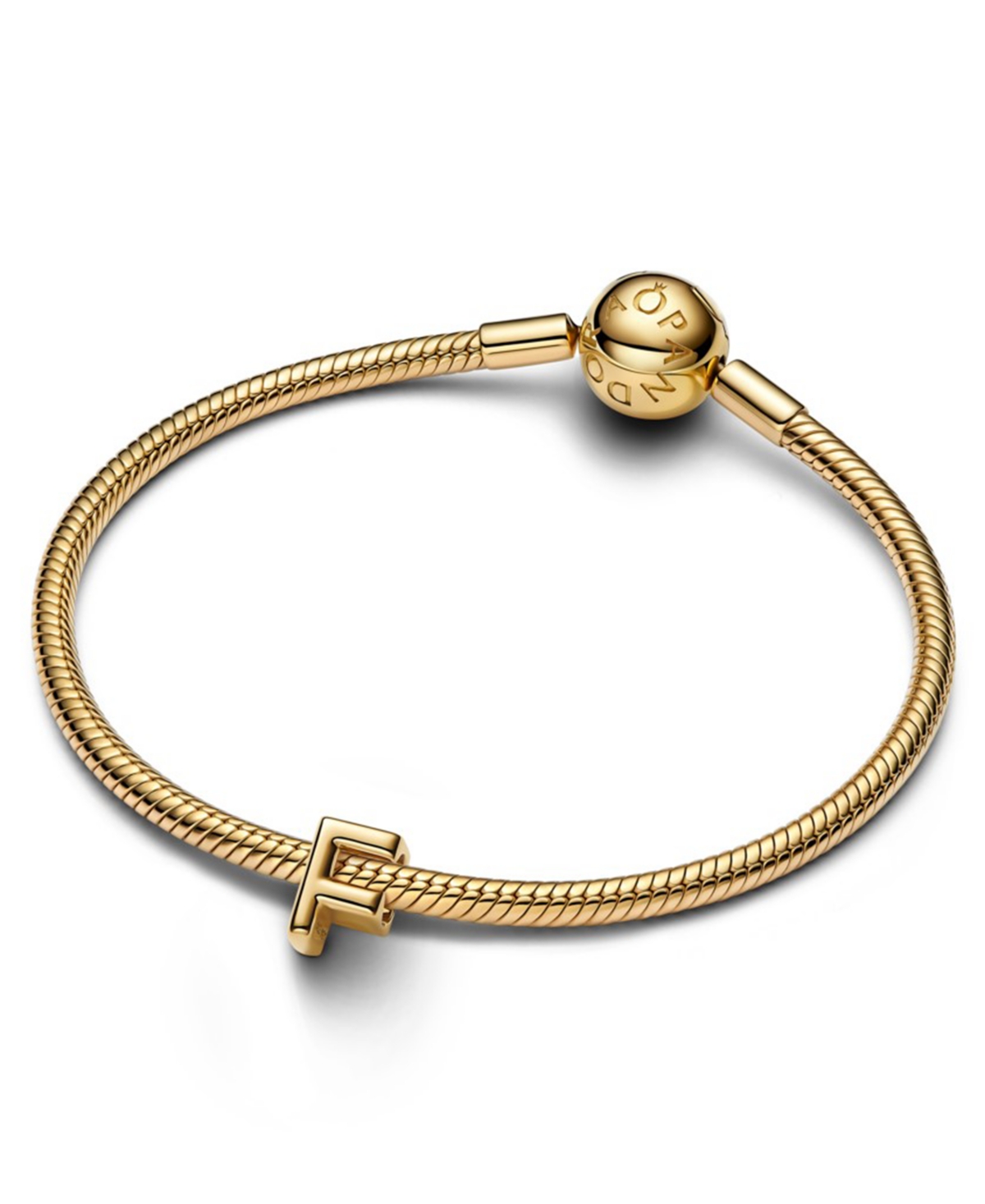 Pandora Letter A To Z Alphabet Charms In Gold