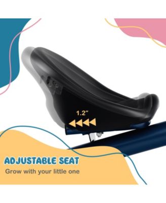 Toddler Tricycle with Adjustable Seat and Storage Baskets for 1.5-5 Years Old