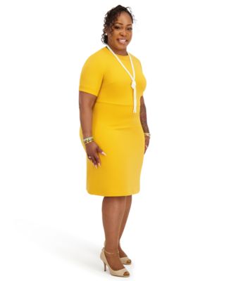 Women's Short Sleeve Crewneck Dress