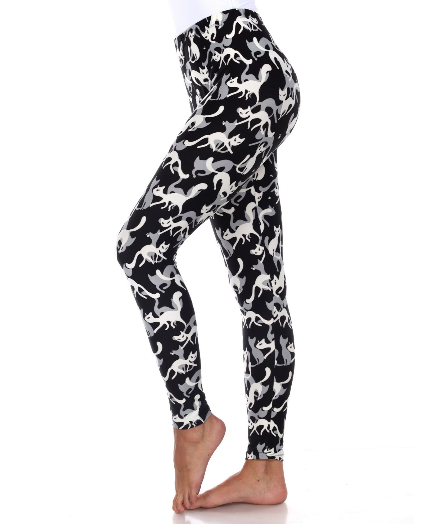 Women's Halloween Cat Print Leggings