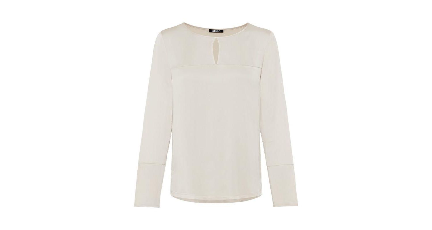 Women's Mixed Media Blouse