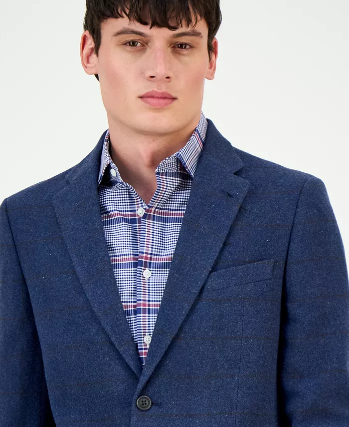 Men's Modern-Fit Tweed Patterned Sport Coat - thumbnail 8
