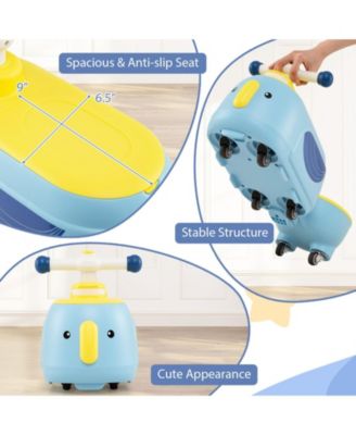 Toddler Ride on Toy with Trailer and Light Music