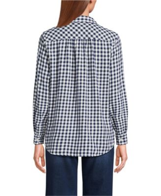 Women's Flannel Boyfriend Long Sleeve Shirt