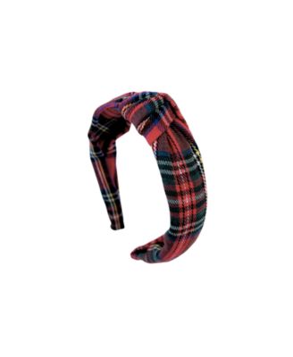 Girls' Plaid Knot Headband