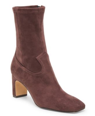 Women's Roan Square-Toe Pull-On Stretch Dress Booties