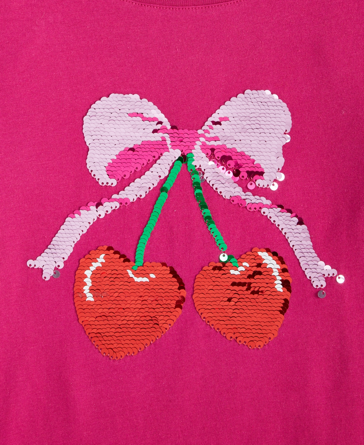 Epic Threads Girls 5-20 Sequin Detail Cherry Print Long-Sleeves T-Shirt, Macy's Exclusive