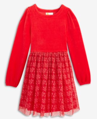 Epic Threads - Little & Big Girls Printed Tulle Dress