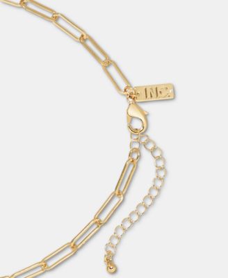 Color Crystal & Imitation Pearl Heart Pendant Necklace, 16" + 3" extender, Macy's Exclusive