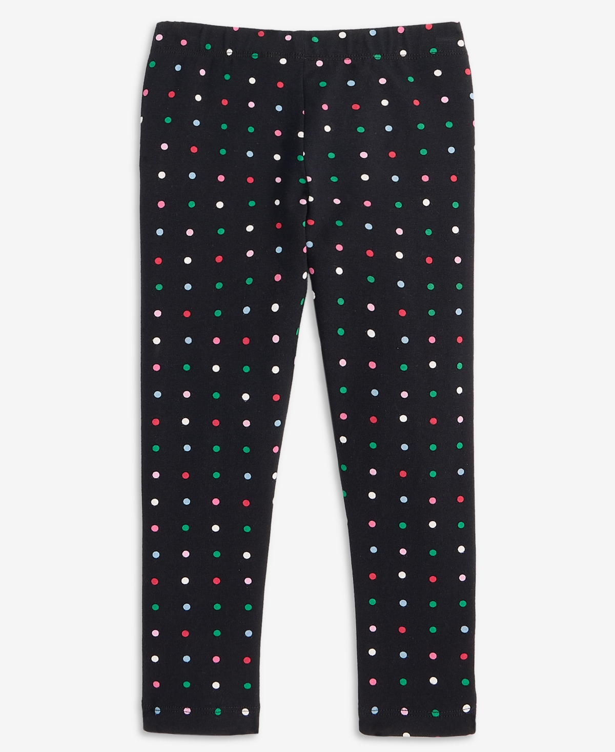 Epic Threads Toddler Girls Multi-dot Printed Leggings, Macy's Exclusive In Black